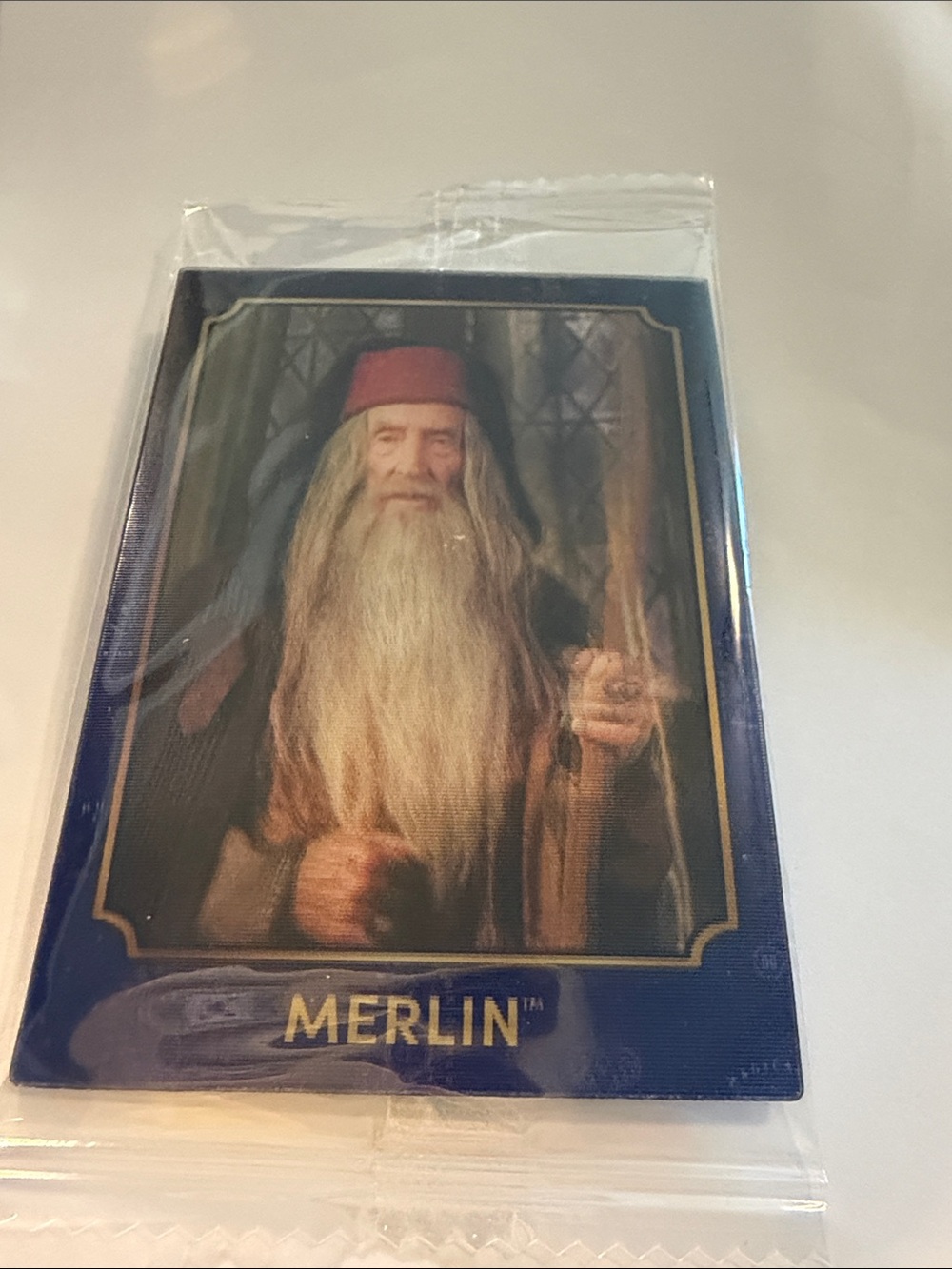 Harry Potter Collector’s Card from Chocolate Frog - Merlin